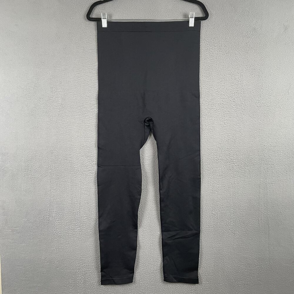 Empetua High Waisted Shapewear Leggings Womens XL Black Seamless Slimming Pants